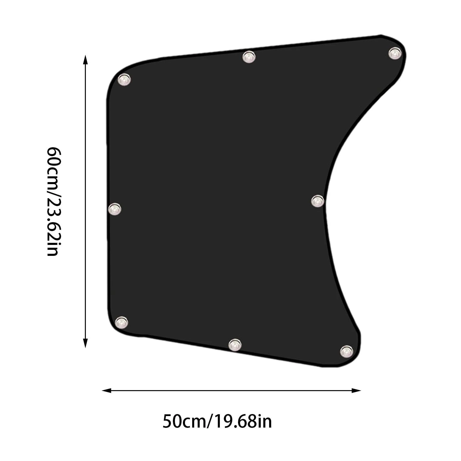 Черный автомобильный солнцезащитный козырек из цельного куска для защиты от