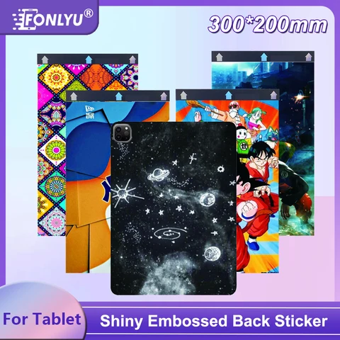 Цветная наклейка на заднюю панель FONLYU, защитная наклейка для iPad Air 4 5 Mini 6, устройство для резки защитной пленки на заднюю крышку планшета