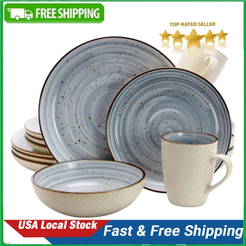 

Mellow 16 Piece Dinnerware Set in Powder Blue