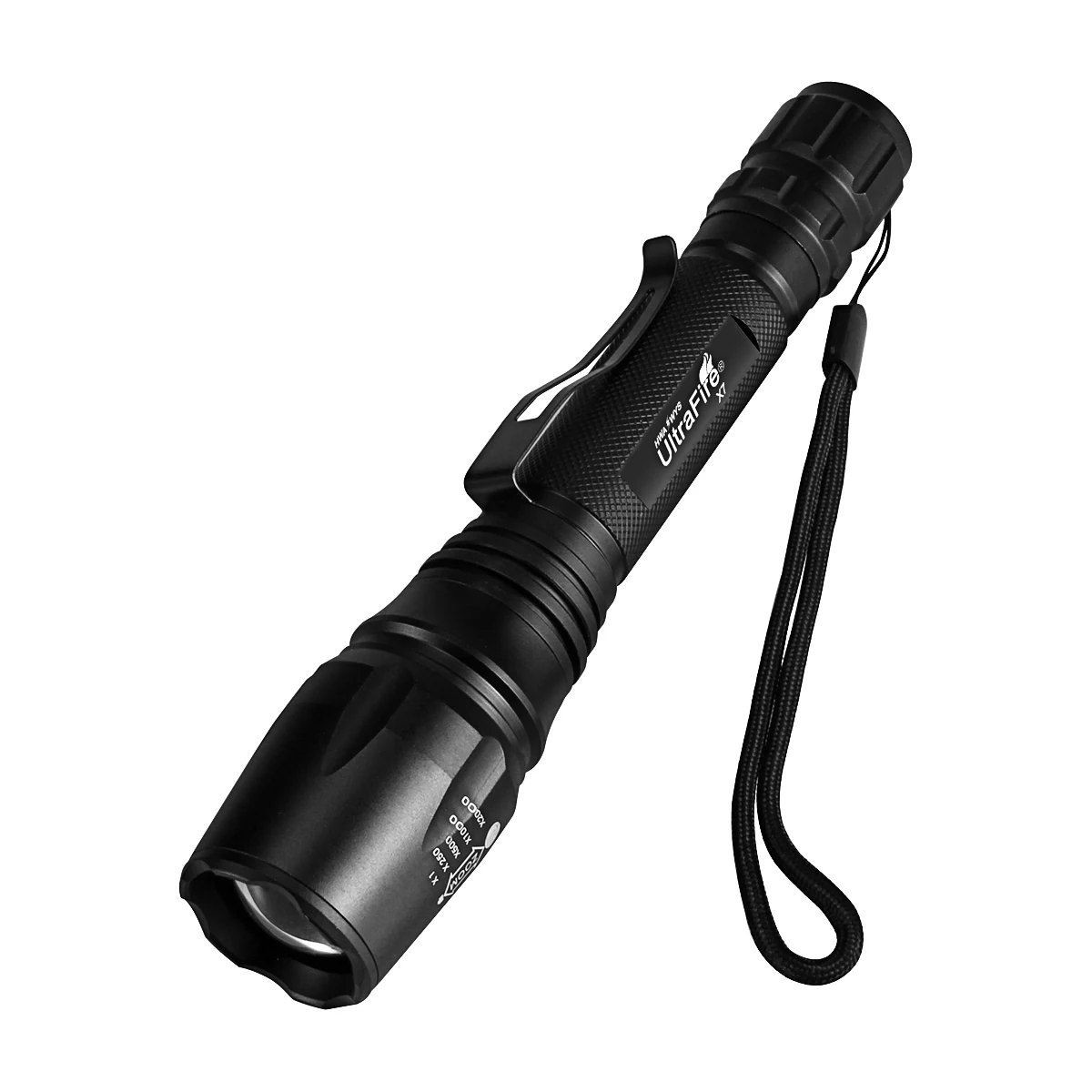 

UltraFire X7 XML-L2 18650 High Power Super Bright Special Tactical Hunting Flashlight Security Patrolling Zoomable Camping Torch