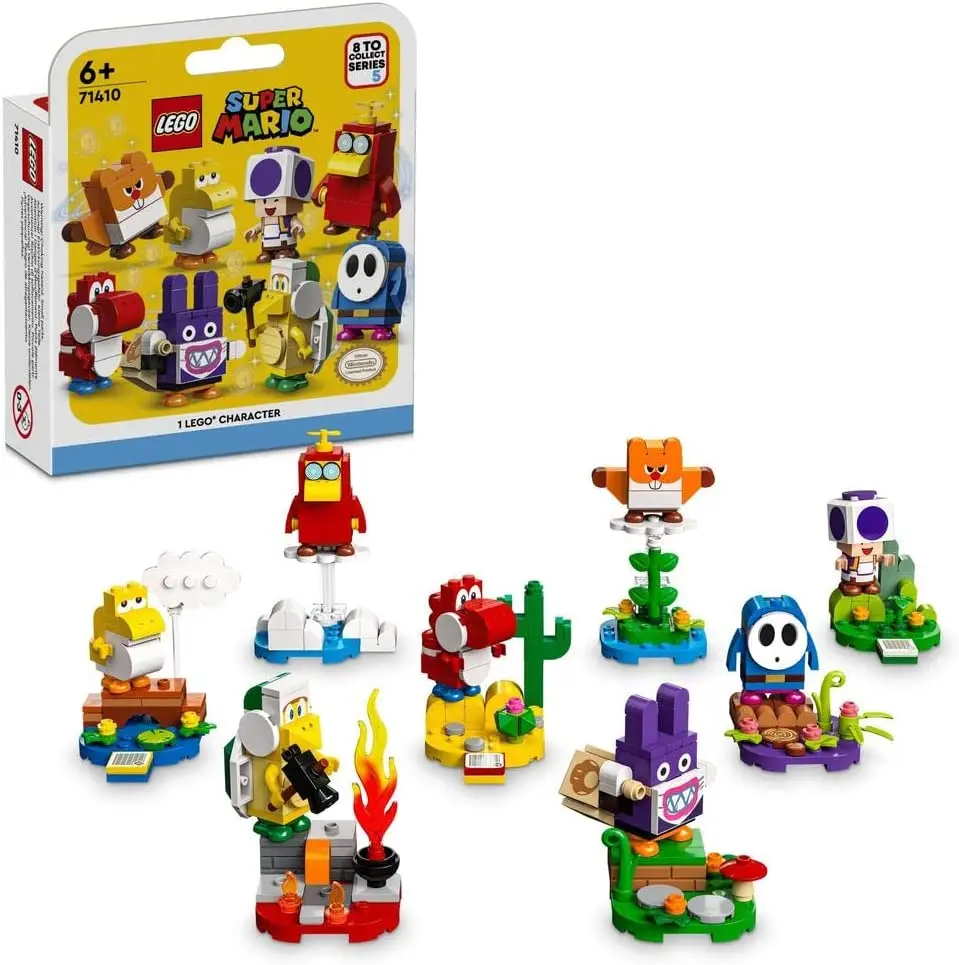 

Набор персонажей LEGO 71410 Super Mario-Series 5, коллекционные игрушечные фигурки и выставочные стенды, набор загадок (1 стиль-единица на выбор