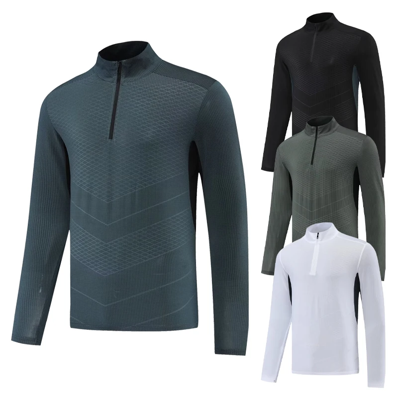 

22-23 Men's Running Shirt Sport T-Shirt Quick Dry Long Sleeve Compression Top Gym T Shirt Top Gym T Shirt Men Fitness
