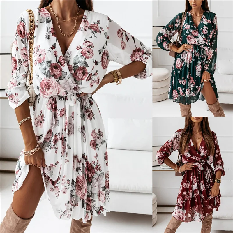 Женское летнее платье с цветочным принтом облегающий джемпер без рукавов