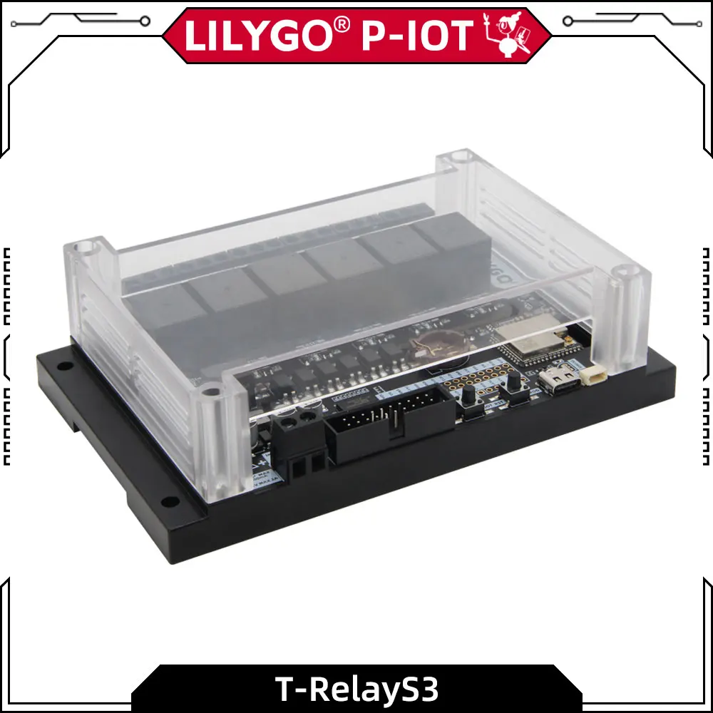 LILYGO®Женская модель, 6-позиционное реле, раздвижной ЖК-дисплей, реле с 24 направлениями