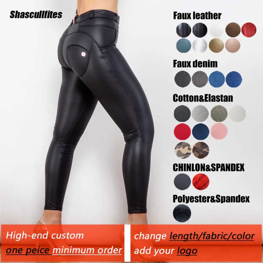 Shascullfites Gym And Shaping Pants Tailored Black Faux Leather Pants Womens Eco Leather Pants Winter Sport Leggings