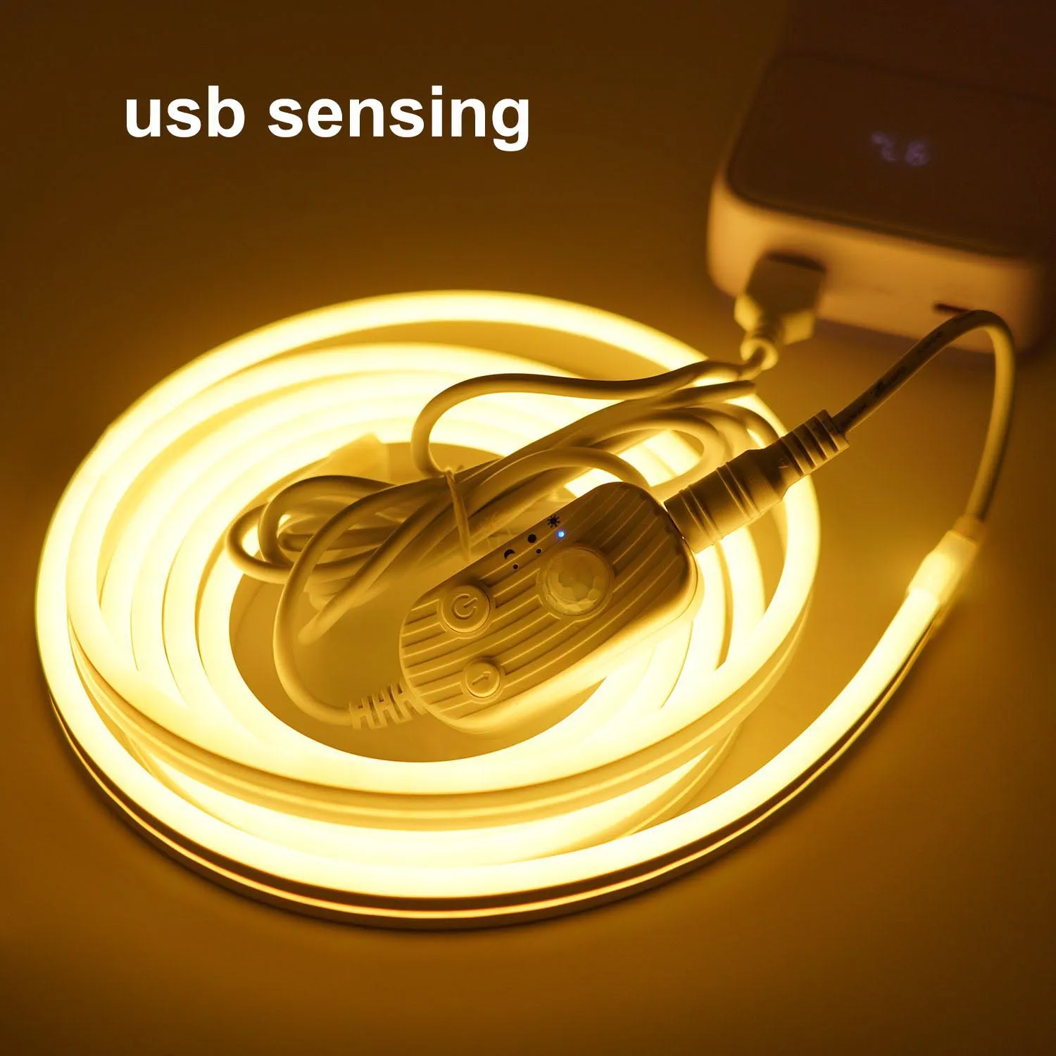 Светильник неоновый с датчиком движения для кухонного шкафа 5 в постоянного тока