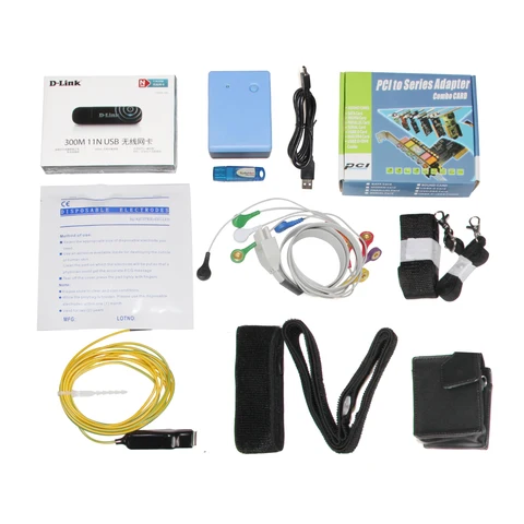 CONTEC8000S 12-lead Wireless антистресс ECG/EKG тестовый системный рекордер + бесплатное программное обеспечение для ПК