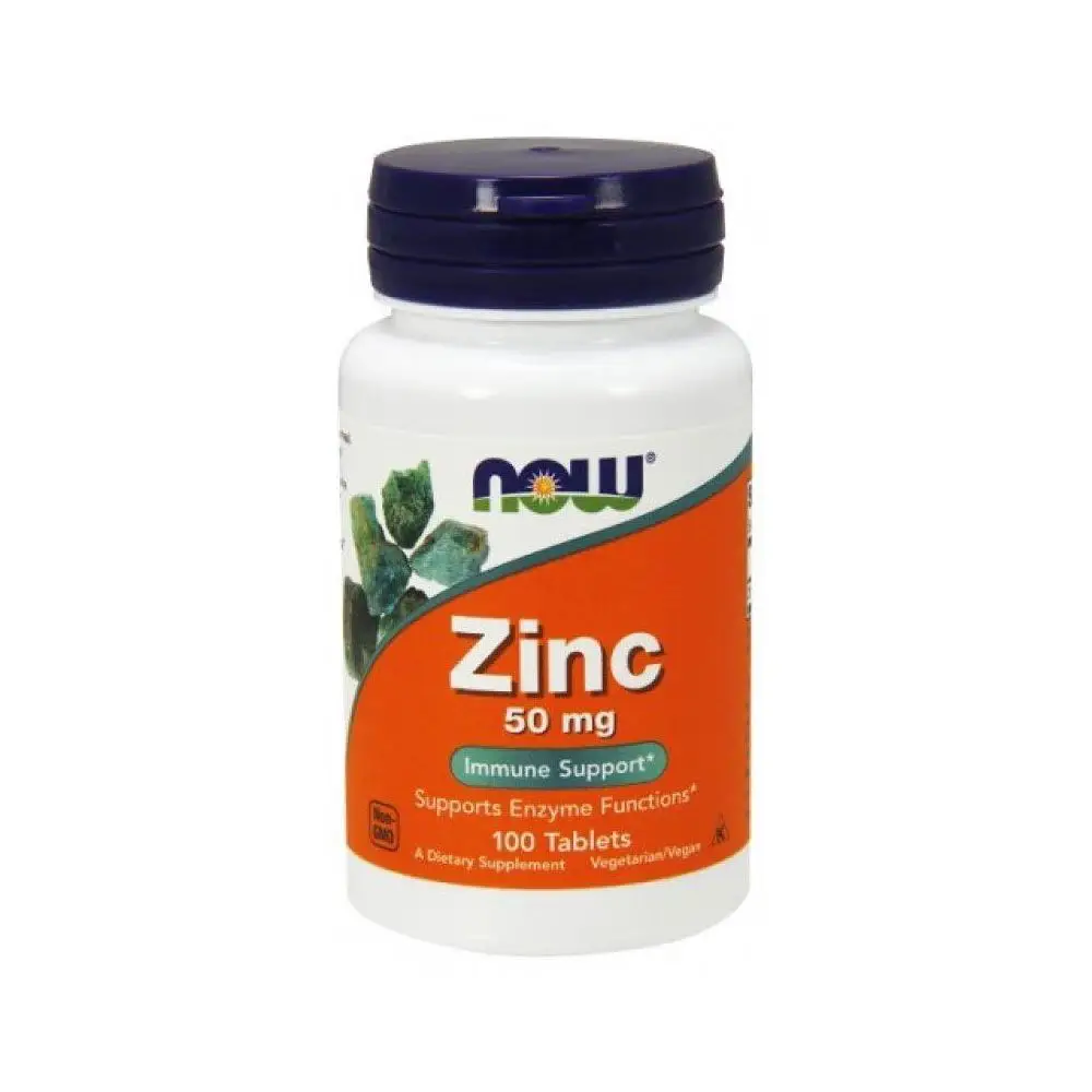 Цинк Нау Глюконат Цинка Now Zinc Gluconate 50 мг 100 таблеток |