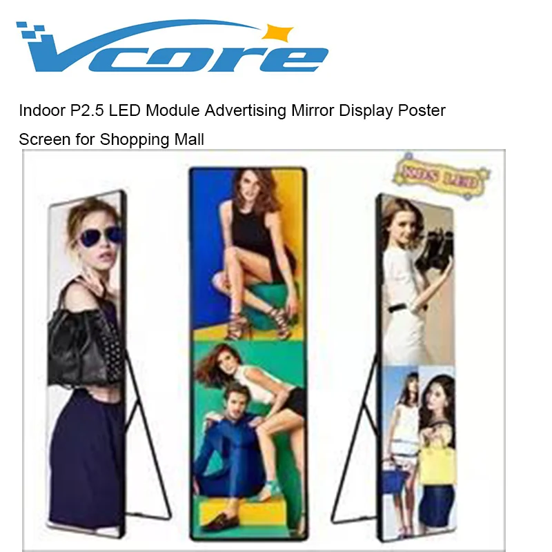 Внутренний светодиодный модуль P2.5 рекламный зеркальный дисплей постер экран для