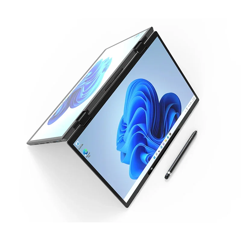 L14 Двойной экран Intel N95 12-го поколения 360 ° Ноутбук для йоги 2*14 дюймов 2 5K Touch IPS Windows 11