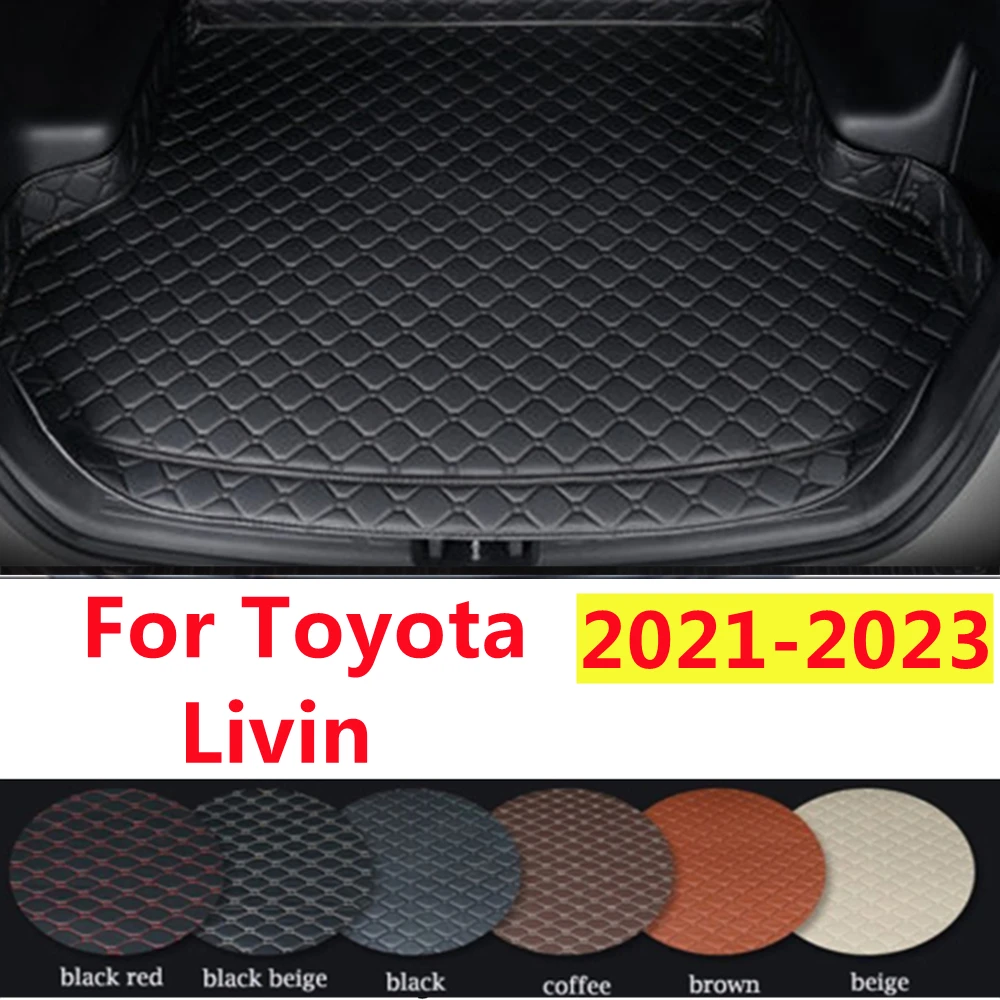 

SJ Высокая сторона, на заказ, подходит для Toyota Livin 2021 2022 2023, всепогодный водонепроницаемый автомобильный коврик для багажника, авто задний грузовой лайнер, крышка ковра
