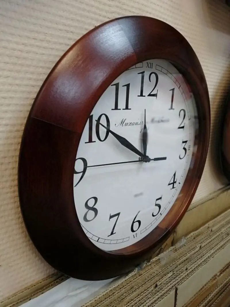 Часы настенные Михаилъ Москвинъ 5028659 Корпус-цельное дерево Плавный ход - купить