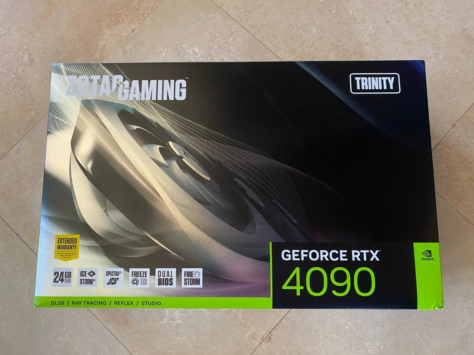 

Скидка SC, купите 2 и получите 1 бесплатную видеокарту ZOTAC GAMING GeForce RTX 4090 Trinity 24 ГБ GDDR6X-новая/запечатанная