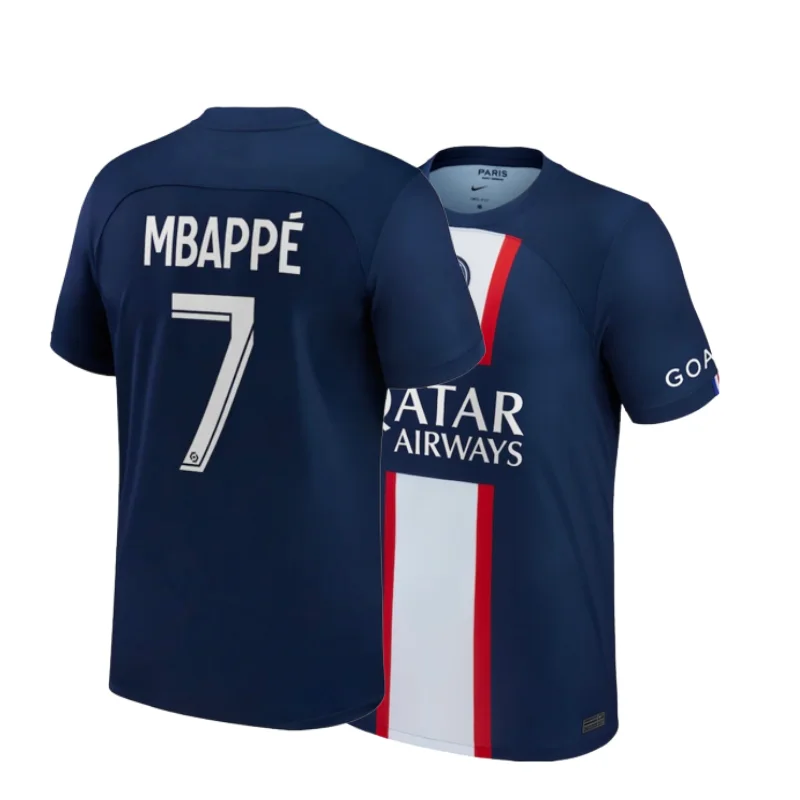 

22/23 new special design t-shirt short sleeve 0 collar jersey t-shirt 3d Paris Saint-Germain