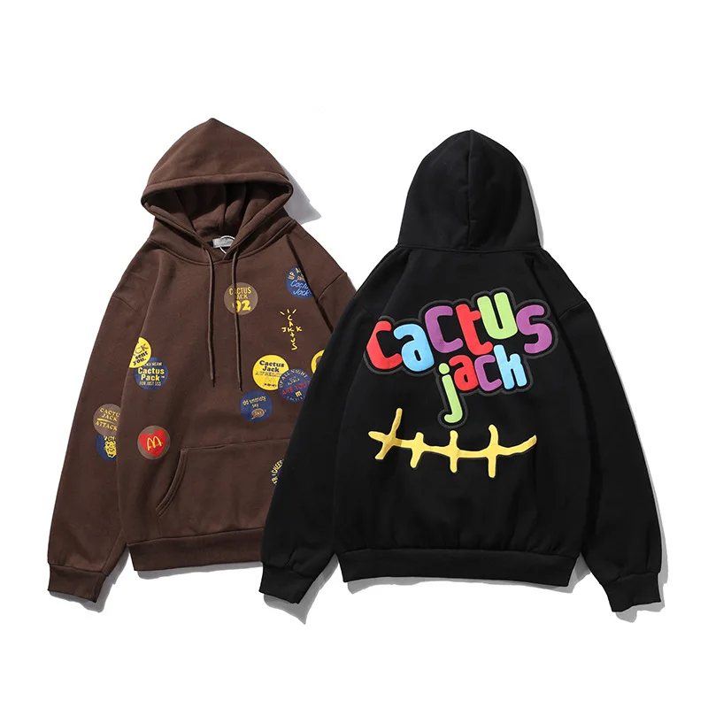 

2022 Winter New Cotton Men'S Hoodie Foam Print Men And Women'S Models Hooded Sweatshirt
