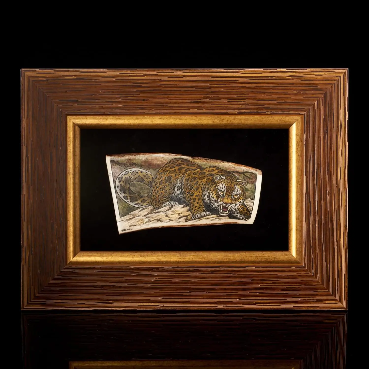 Панно из бивня мамонта 