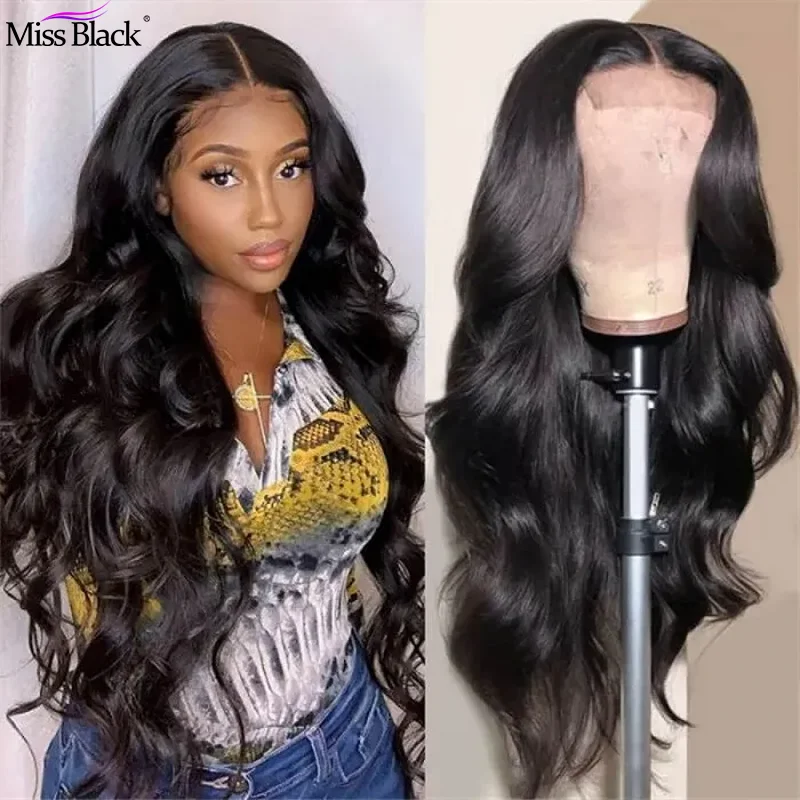 13X6 Transparent Body Wave Lace Front Human Hair Wigs 5X5 Closure Brazilian Remy Hair Wig 13x4 Lace Frontal WigsFor Black Women