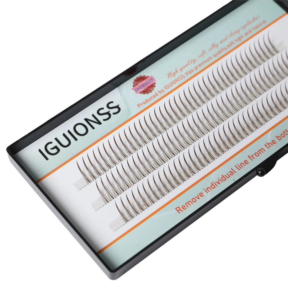 

IGUIONSS 120 bundles New A Shape Premade Volume False Eyelashes Extension Natural Cluster Long Lasting Easy to apply DIY Eye