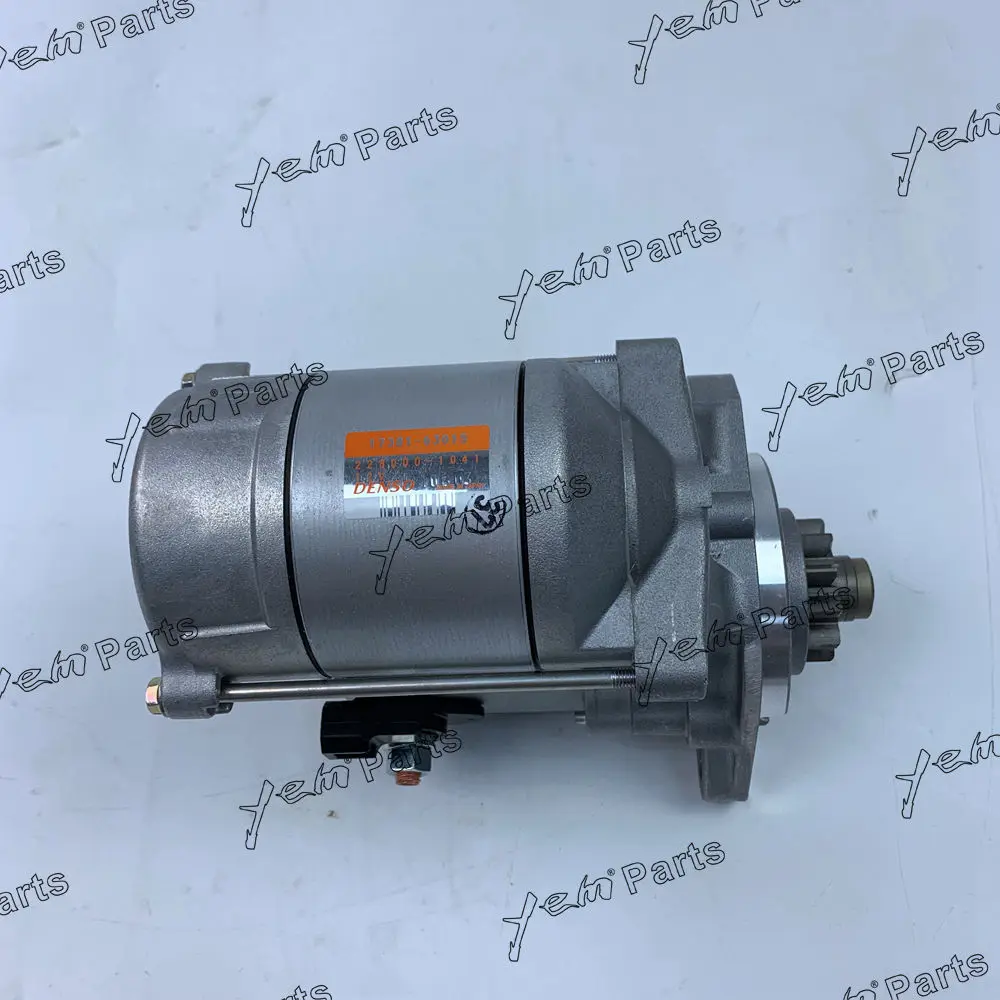 Стартовый двигатель для экскаватора Kubota V2003 17381-63012 детали дизельного двигателя