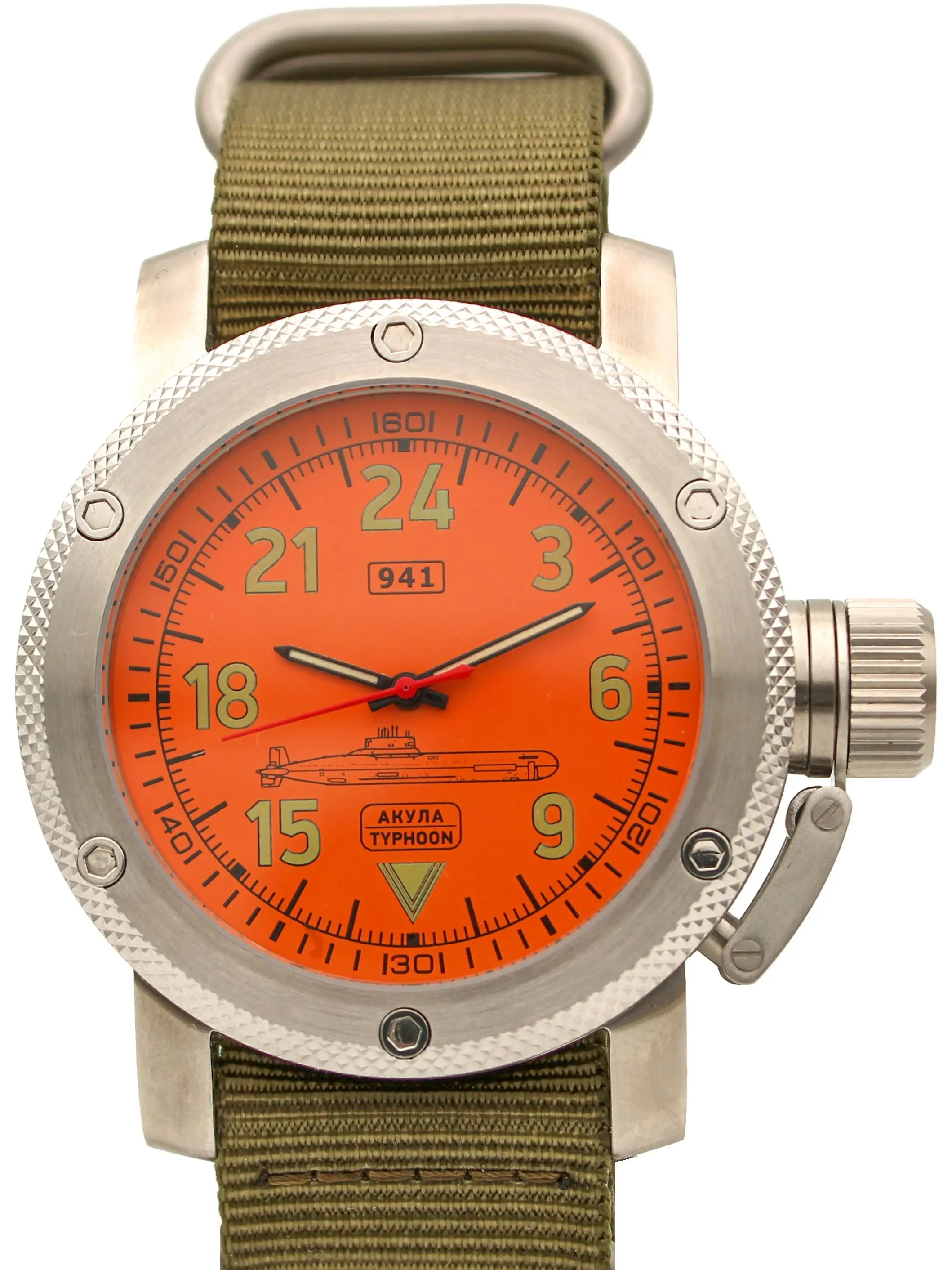 Наручные часы 941/Акула(Typhoon) механические (сапфировое стекло)