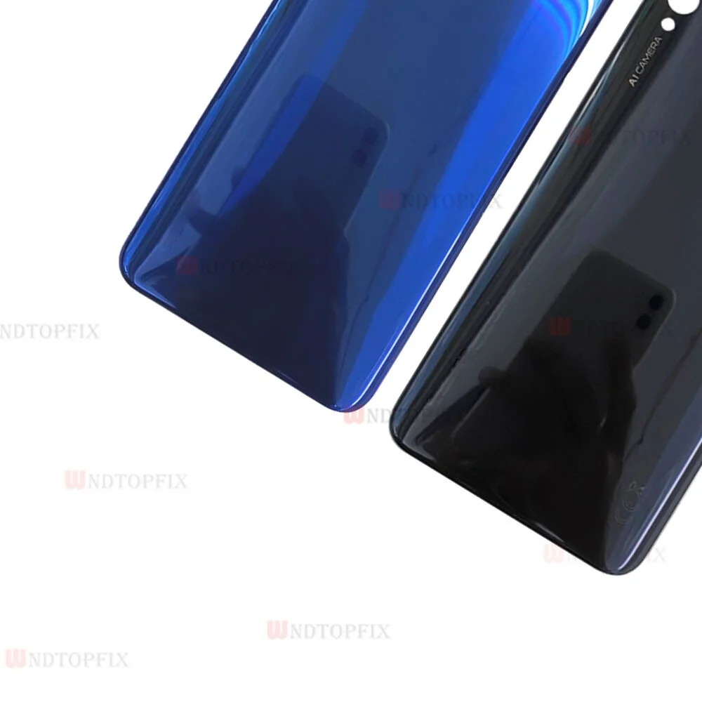 Крышка батарейного отсека для Honor 8X Max Задняя стеклянная панель корпус Huawei с клеем