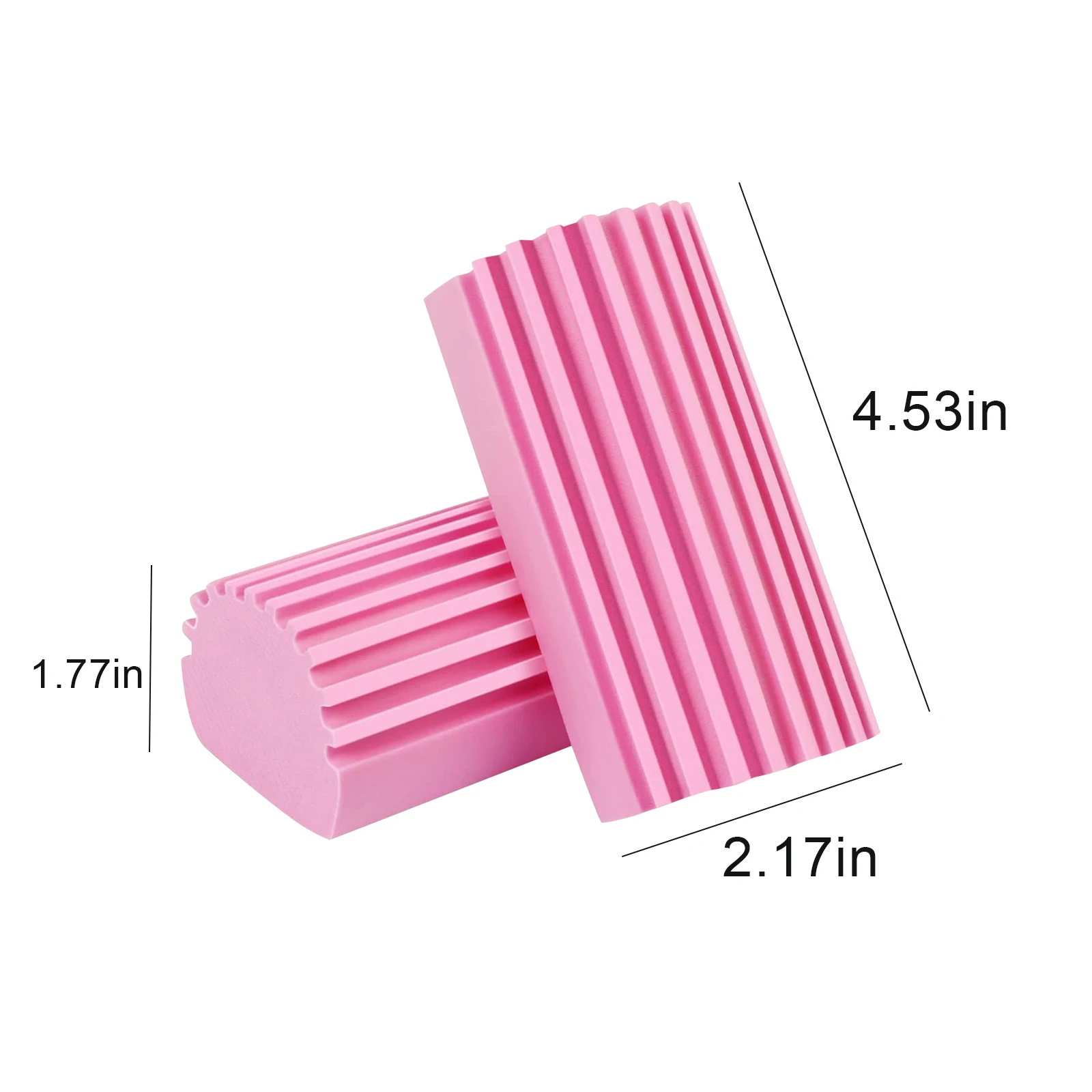 Универсальная губка из ПВА желтого цвета 4шт - Идеально подходит для очистки пыли