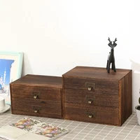 Деревянный многоярусный ящик для мелочей