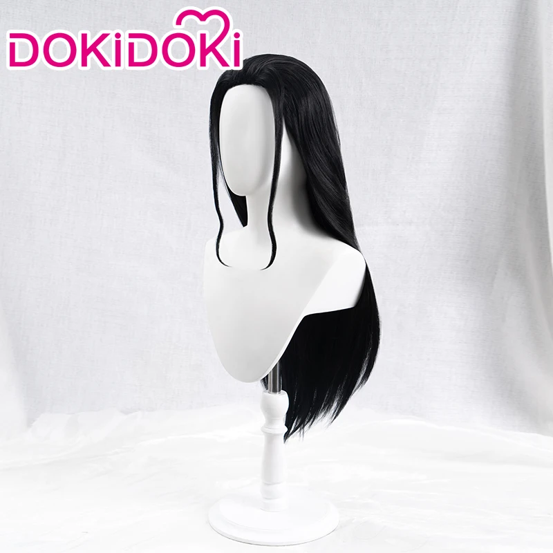 В наличии женский черный длинный парик Nico Робин косплей из аниме DokiDoki для косплея