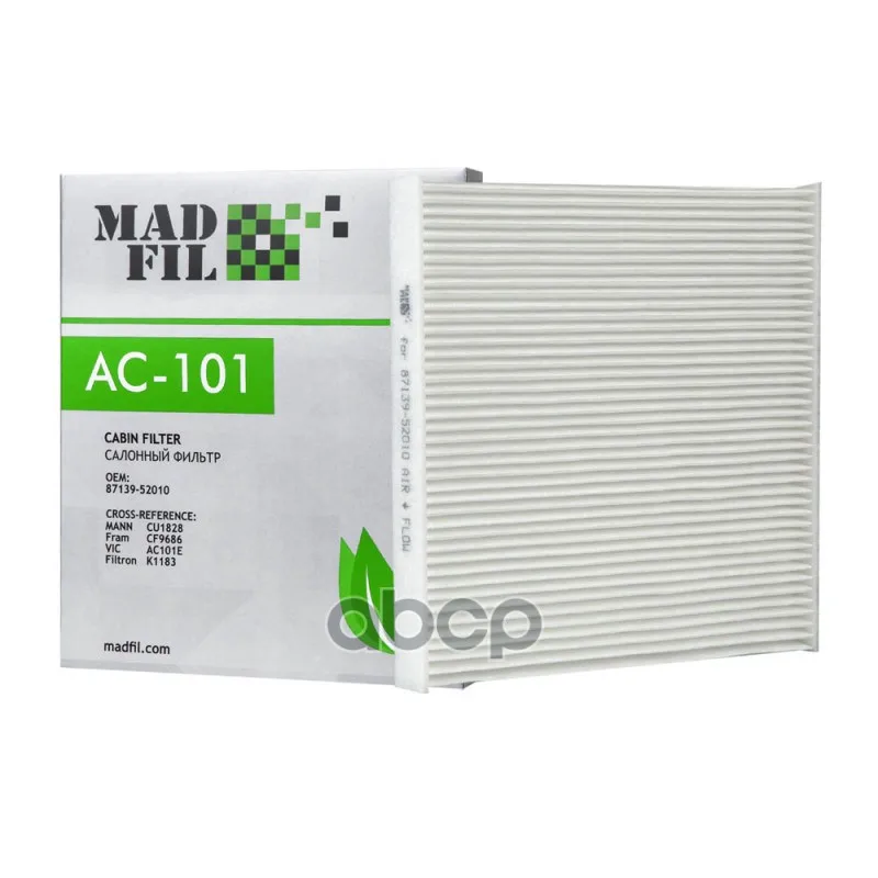 Фильтр Салонный Madfil Toyota Ac-101 MadFil арт. AC101