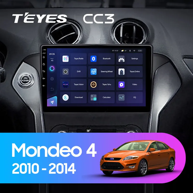 TEYES CC3 Штатная магнитола For Форд Мондео 4 Ford Mondeo 2010 - 2014 до 8-ЯДЕР 6 + 128ГБ 27EQ DSP