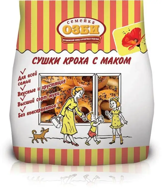 из 33 штук Сушки Семейка ОЗБИ Кроха