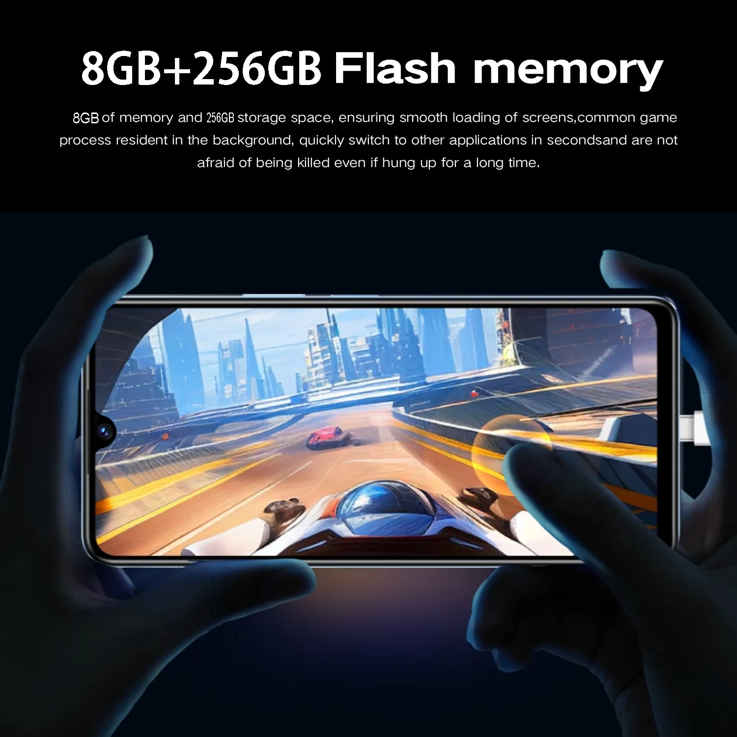 Новый мобильный телефон Note 40 Pro 2025 года 6 8-дюймовый HD-смартфон 8G + 256G 5G Dual Sim Celulares