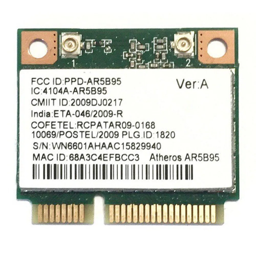 Wifi модуль azurewave ar5b95. Адаптер wifi atheros qca9377 (mini pci-e half-size, b/g/n/ac. 11b/g/n wifi adapter. Atheros ar5b95 wireless network adapter. Qualcomm atheros ar9285 802.