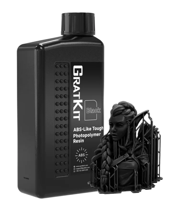 GratKit ABS-подобная смола для 3D-принтера, высокоточная нехрупкая смола, совместимая с ЖК-принтерами и DLP-принтерами для промышленных деталей