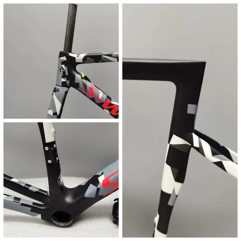 

sl6 frame bicycle frame BSA carbon fiber road V brake 700C road bike T1000 carbon Taiwan made frame