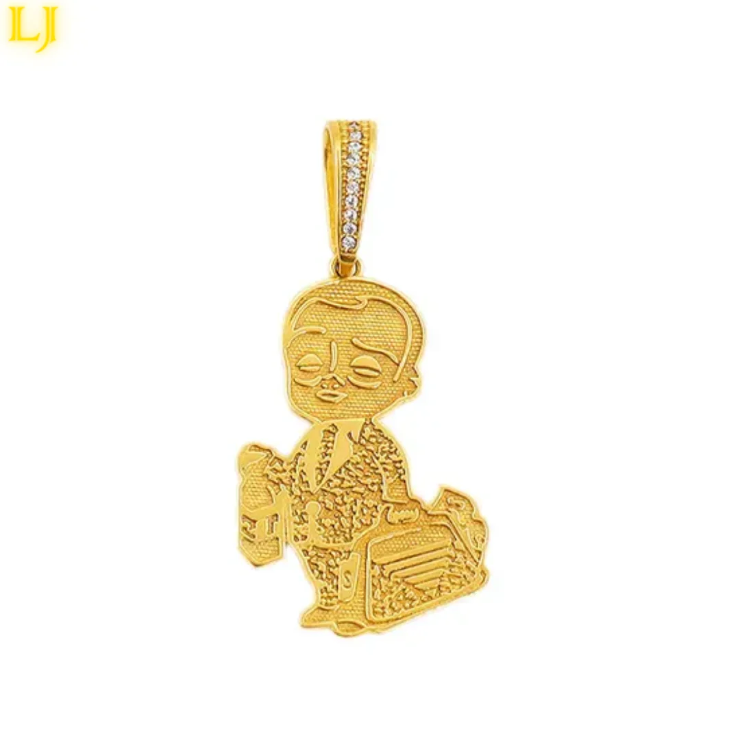 

Old Coin Chephin Pendant-Eternal Guarantee Color Pendants Men 18K Gold Plated Elegant Luxury Old Coin