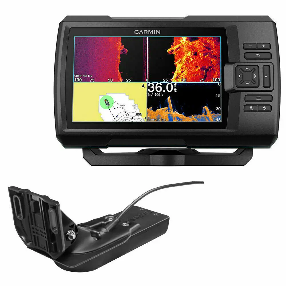 

Garmin striker vivid 7sv fish finder GPS with gt52hw-tm sensor