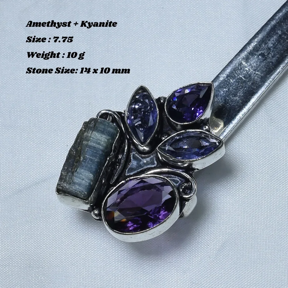 Оригинальный лунный камень лабрадорит цитрин Коралловый аметист кольцо США