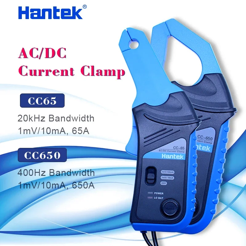 

Hantek CC-65 CC-650 CC-800 Oscilloscope probe AC/DC Multimeter Current Clamp Meter With BNC Connector Current Clamp Meter