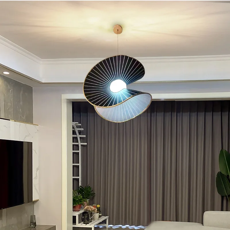 

Modern simple creative fan design pendant lamp art restaurant lamp coffee shop bedroom clothing shop lamp