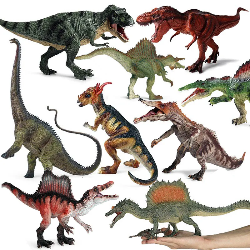 Simulation Jurassic Dinosaur T Rex Spinosaurus Pachycephalosaurus Diplodocus Animals Action Figures Baryonyx Figurines Toys Gift