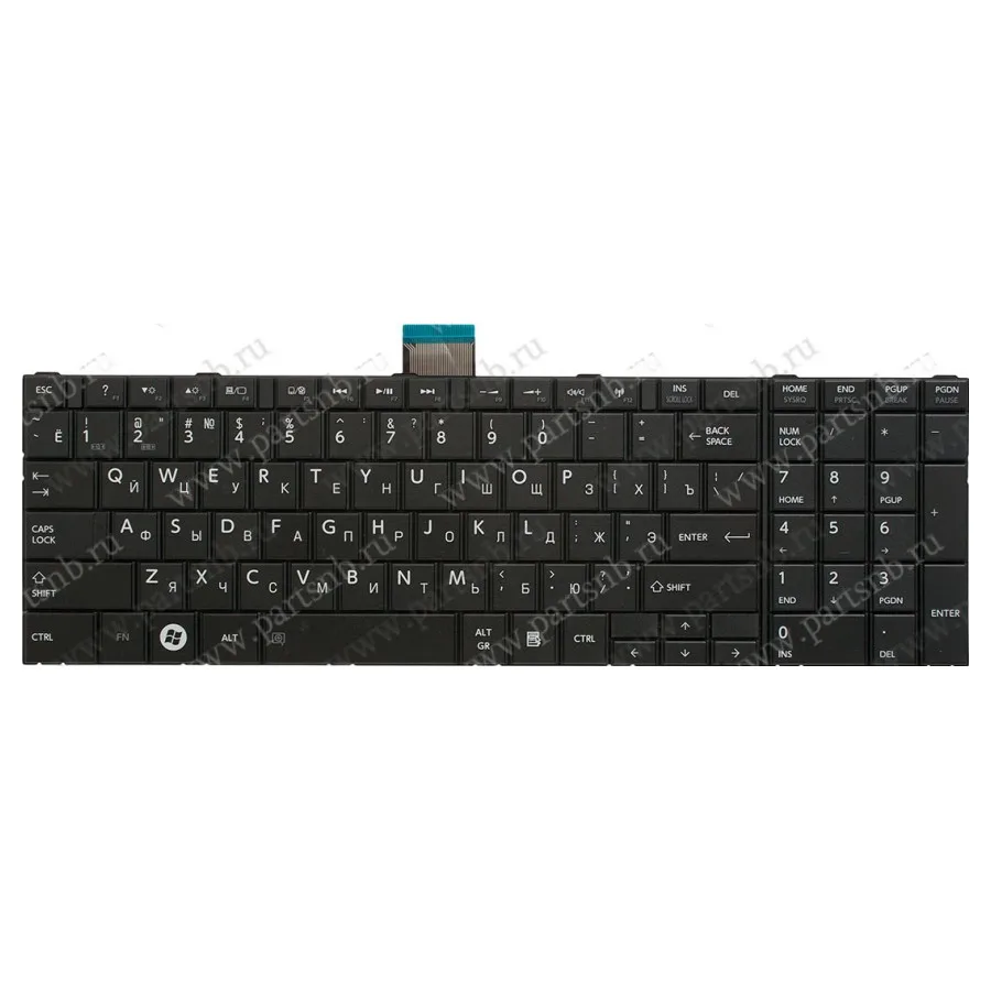 Клавиатура для ноутбука Toshiba Satellite C850 C850D C870 C855 C855D 9Z.N7USV.001 9Z.N7TSV.00R MP-11B56SU-528 - купить