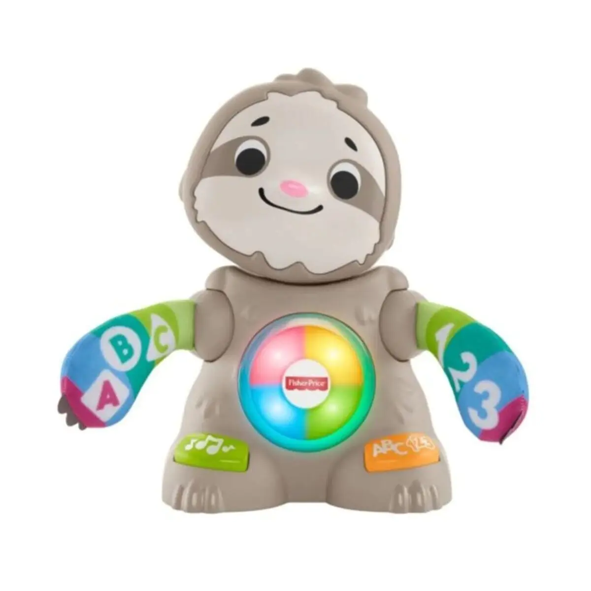 

Fisher Price Linkimals Smooth Moves Sloth Interactive Educational Toy with Music Lights, & Motion For Baby Ages 9 Months & Up