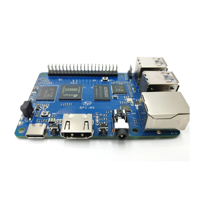 Banana Pi BPI-M5,4GB LPDDR4+16G EMMC flash, New Generation Single Board Computer Amlogic S905X3 Design,Run Android, Linux OS