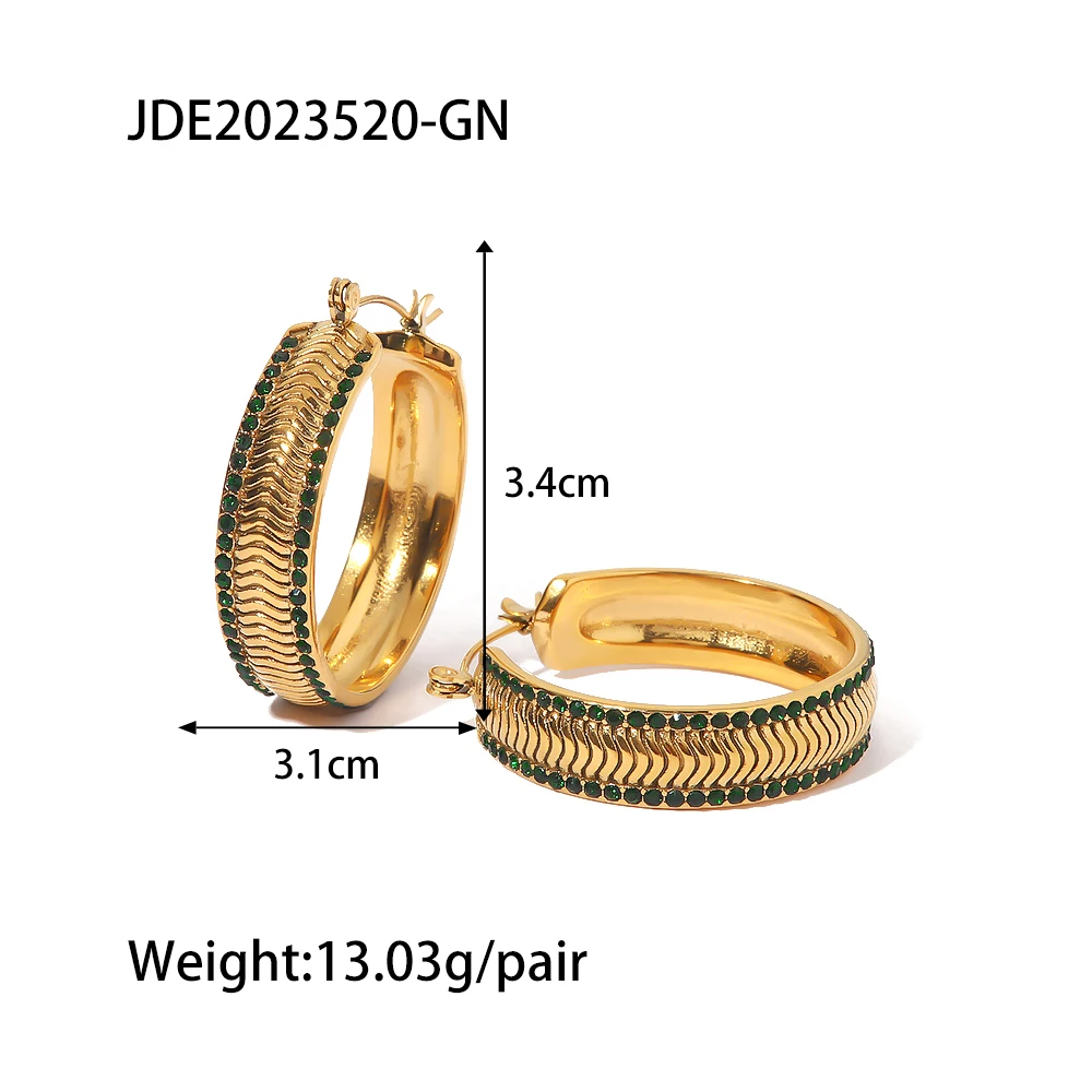 Модная позолоченная волнистая змеиная цепь Uworld 18K PVD металлическая