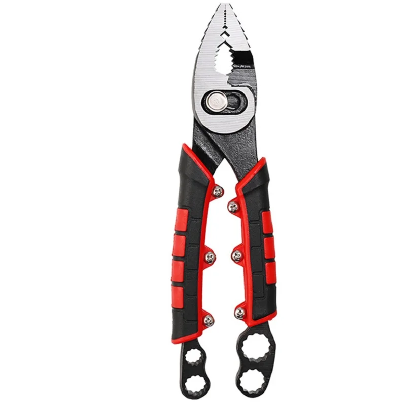 

8 Inch Multi Function TPR Anti-Slip Handle Two Gear Slip Joint Pliers Home Repair Hand Tools