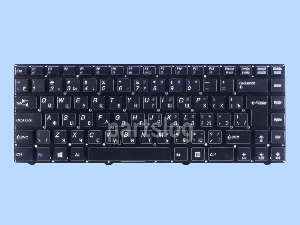 Клавиатура для DNS 0150931 Clevo w740 w840 без рамки.