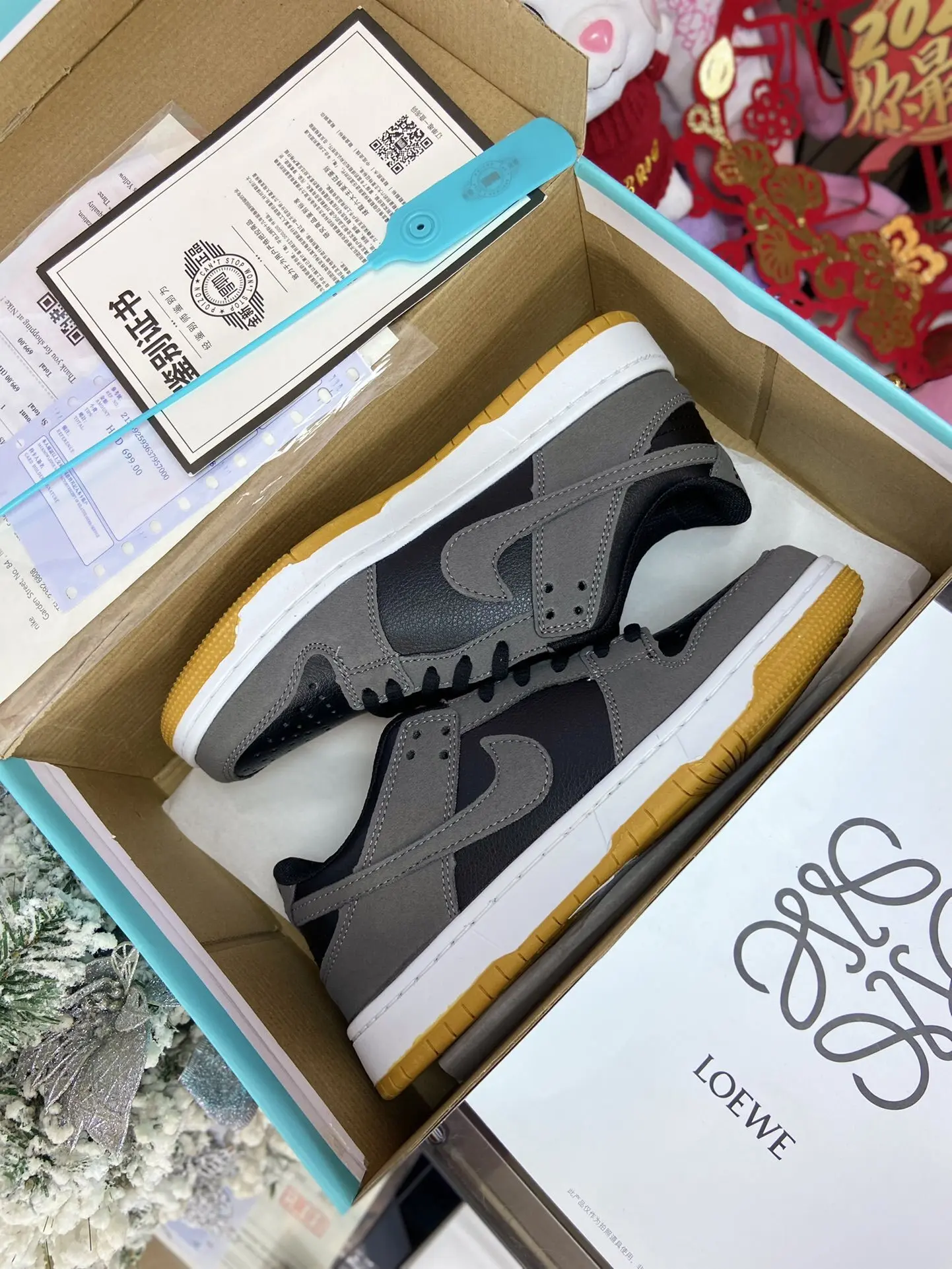 в стиле кроссовок Nike Низкая копия 1: 1