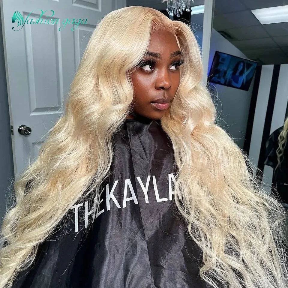 613 Blonde Lace Front Body Wave Wigs 13x4 HD Lace Frontal Wig Human Hair Wigs Preplucked Hairline 100% Remy Hair Wigs For Women