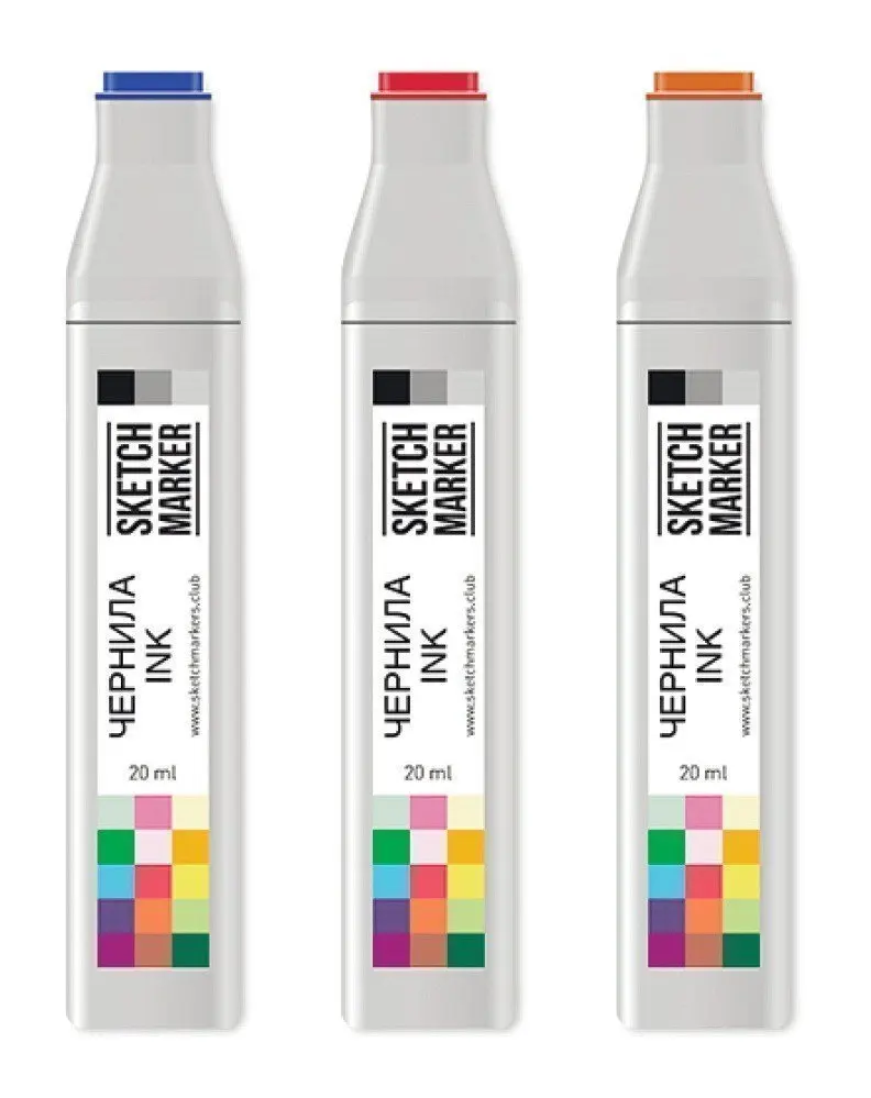 Sketchmarker Заправка для маркеров на спиртовой основе BG10 Прозрачный зеленый SI-BG10